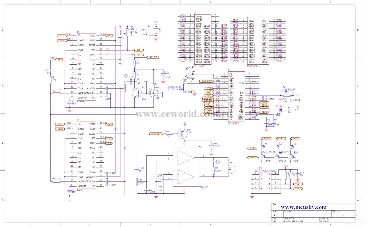voice recorder circuit diagram