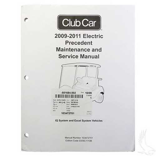 2009 club car precedent wiring diagram