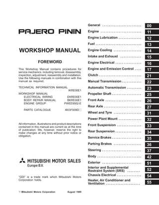 mitsubishi pajero wiring schematic engine diagram
