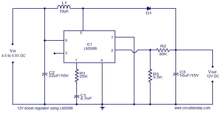 boost circuit diagram