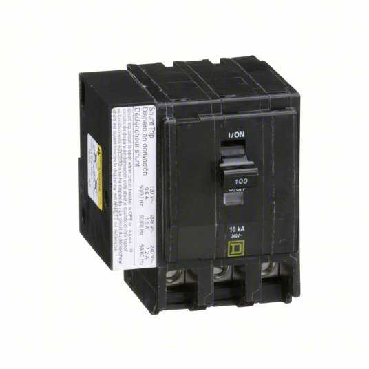 square d shunt trip circuit breaker wiring diagram
