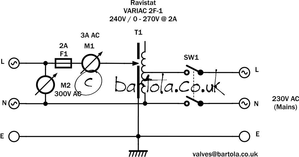 variac circuit diagram