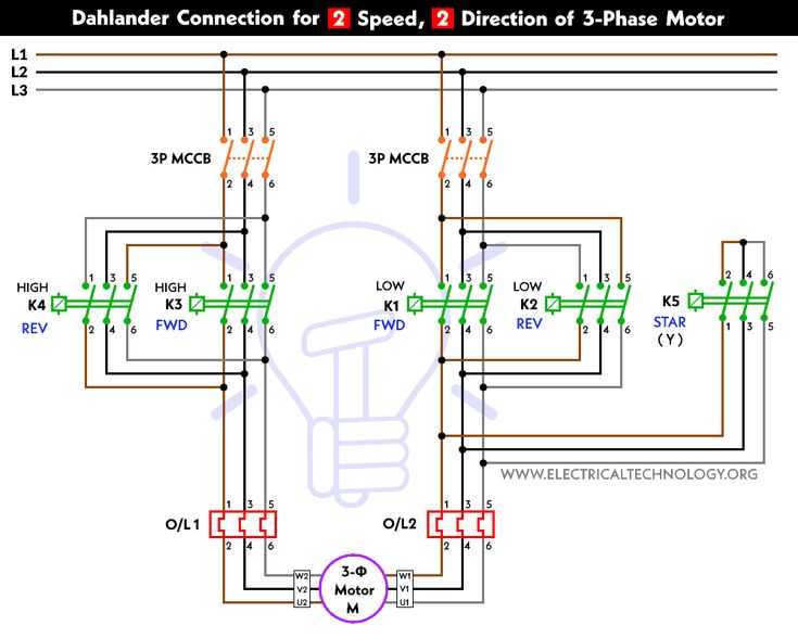 2 speed electric motor wiring diagram