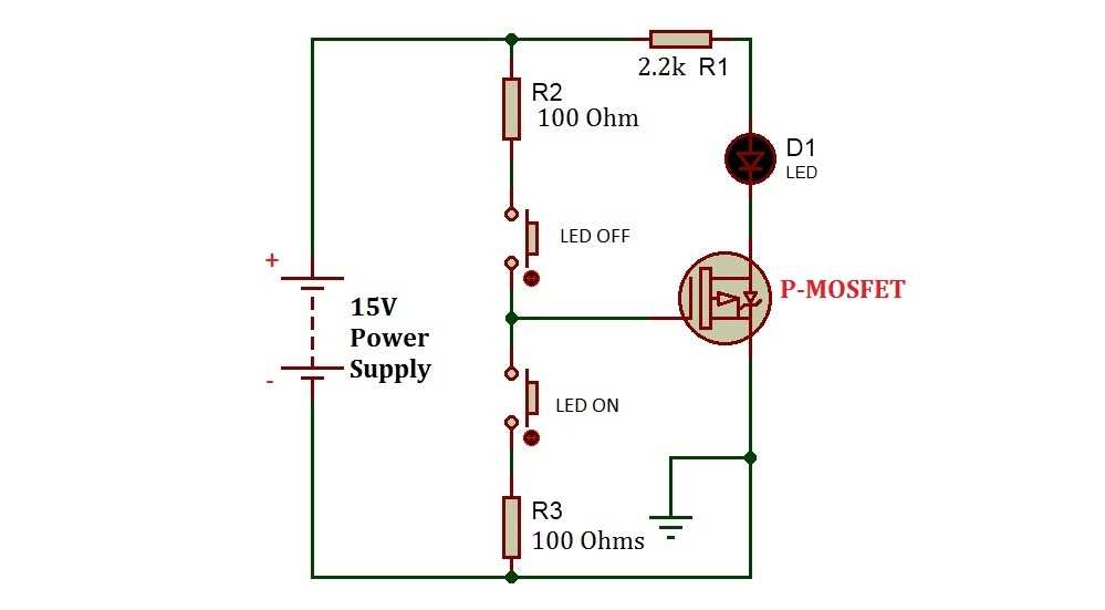 mosfet tester circuit diagram mosfet tester circuit diagram