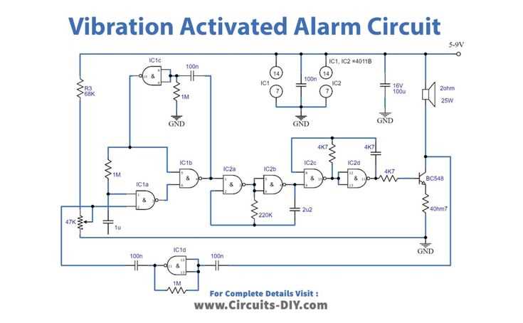vibration sensor alarm circuit diagram vibration sensor alarm circuit diagram