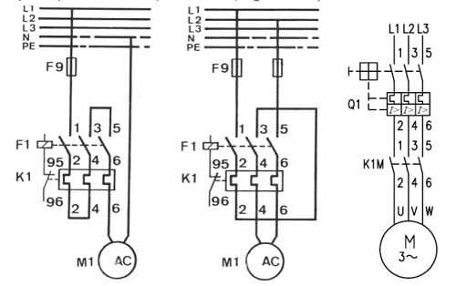 overload relay schematic diagram