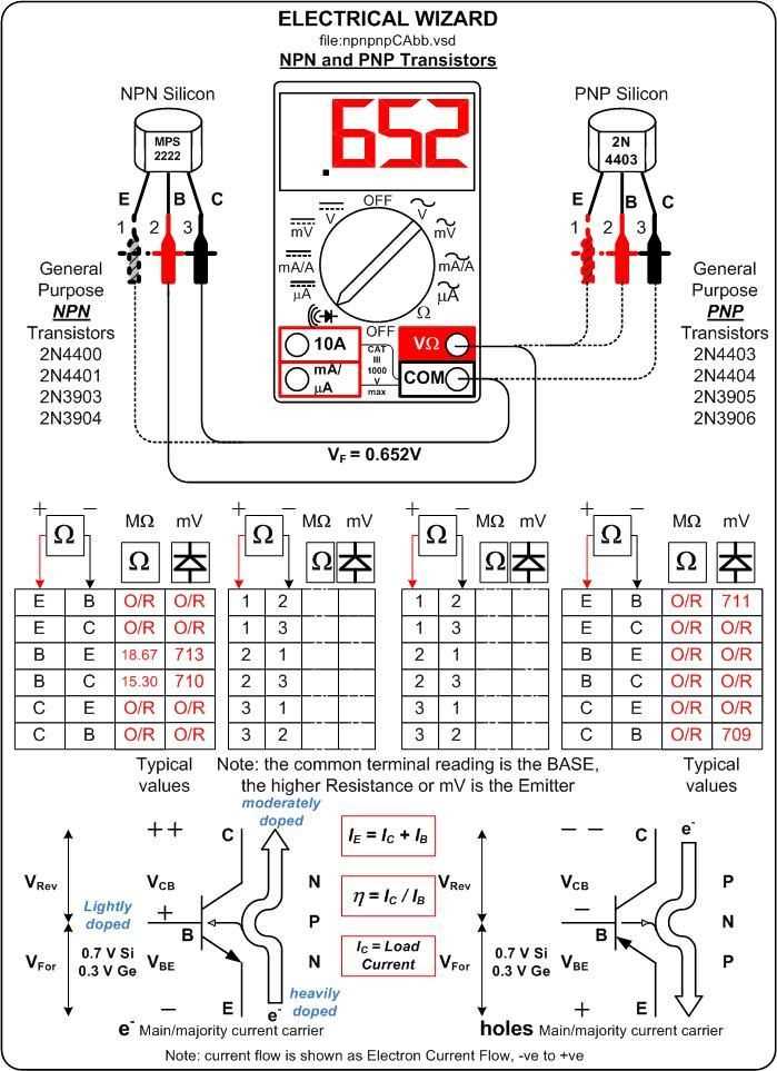 npn transistor schematic diagram