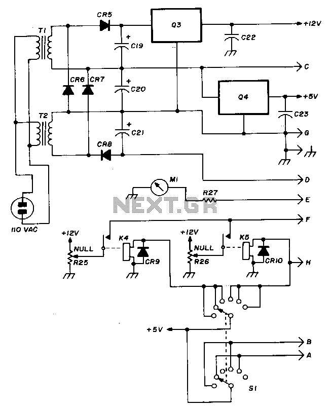 rf power meter circuit diagram