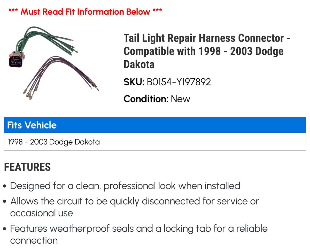 2001 dodge dakota headlight wiring diagram