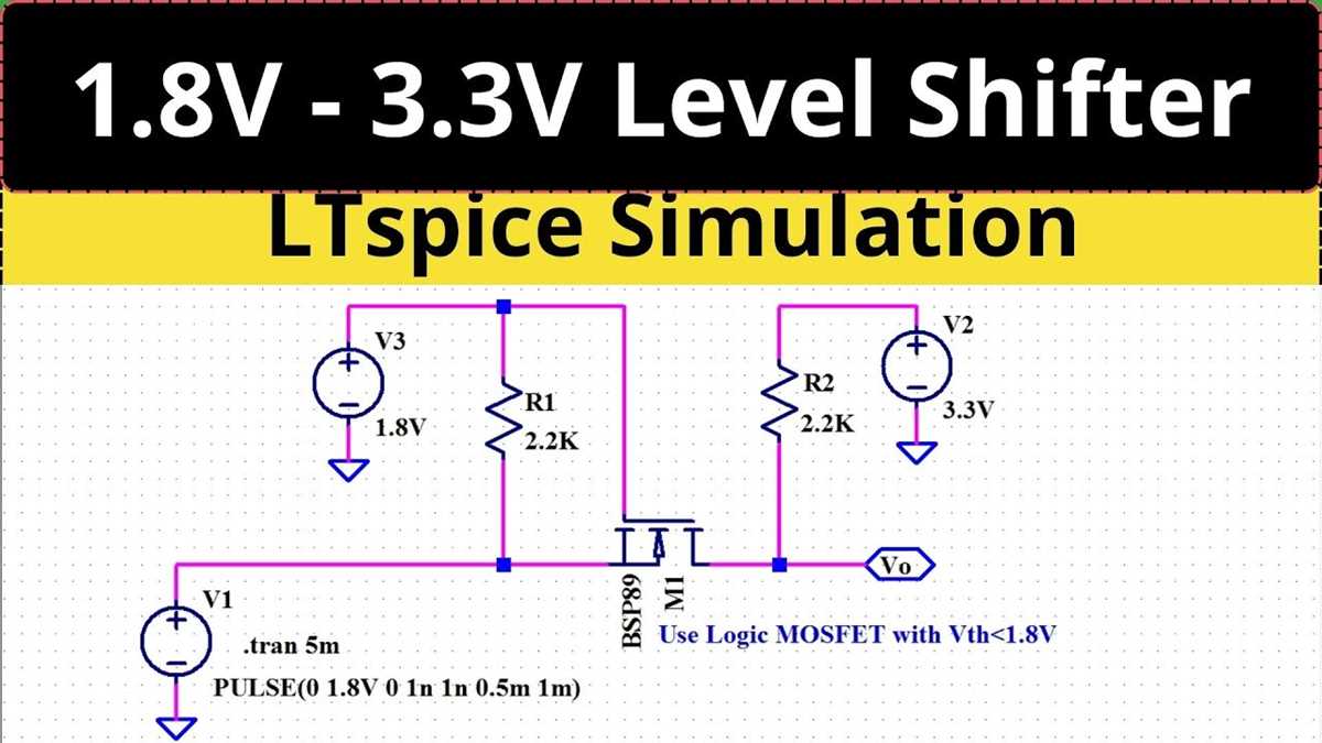 voltage level shifter circuit diagram voltage level shifter circuit diagram