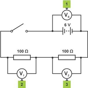 voltmeter in circuit diagram
