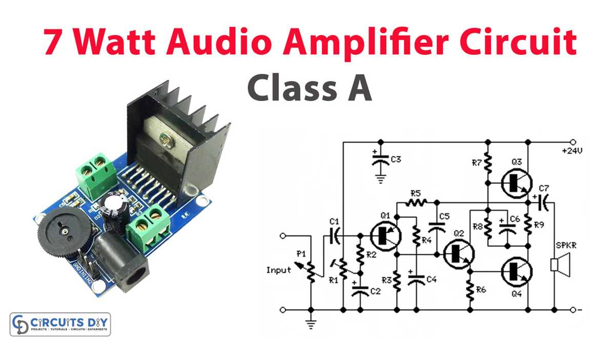 power audio amplifier circuit diagram
