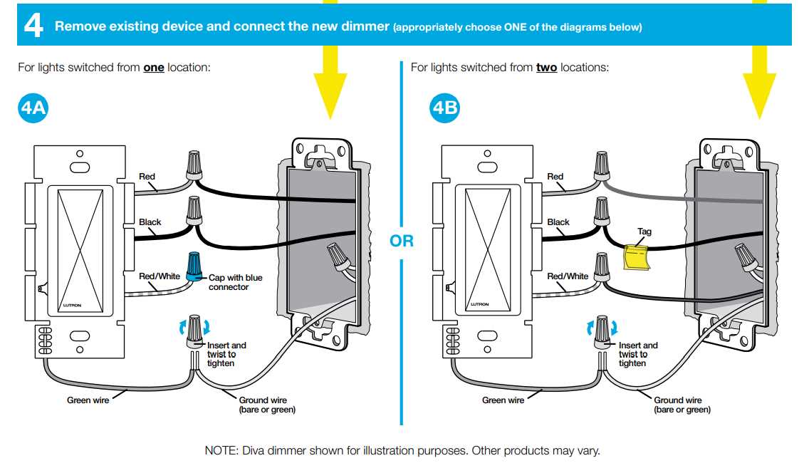 lutron toggle dimmer wiring diagram