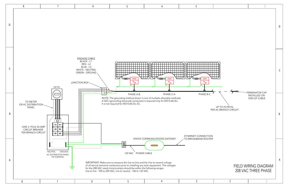 208v 3ph power schematic diagram