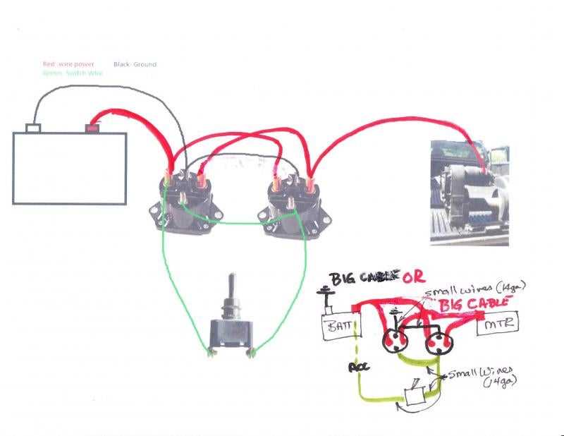 warn winch wiring diagram 4 solenoid