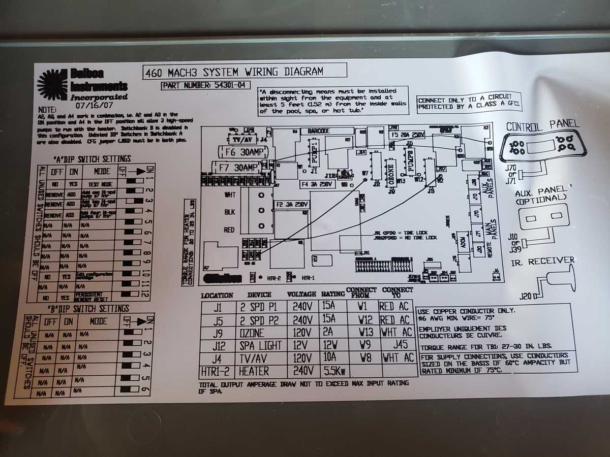 board schematic balboa spa wiring diagrams