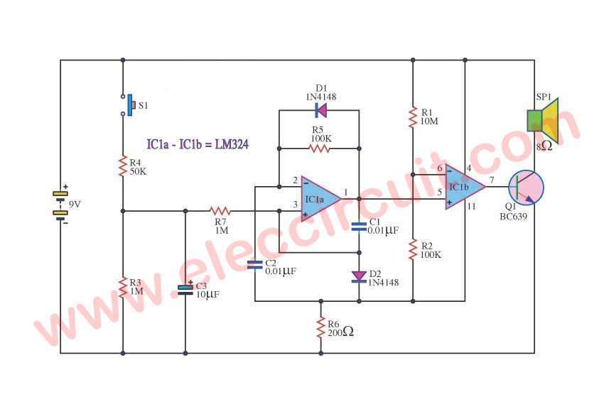 ambulance siren circuit diagram