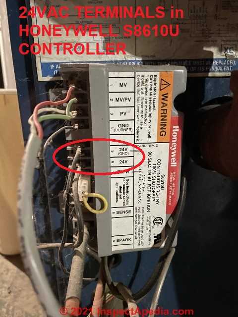 s8610u honeywell wiring diagram