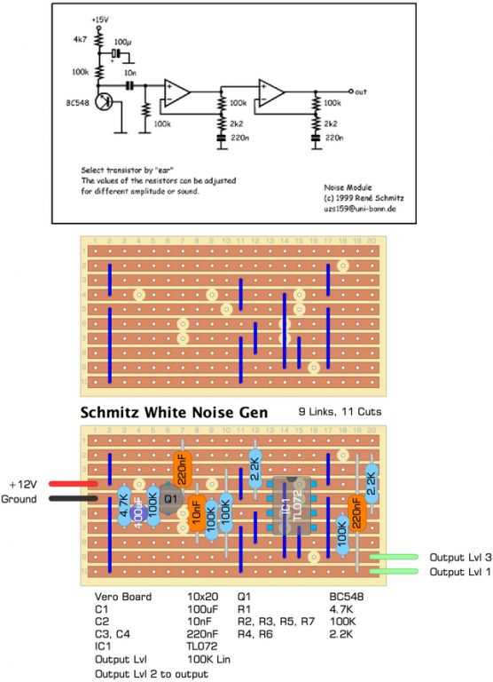 white noise generator circuit diagram