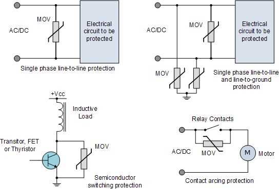 varistor circuit diagram varistor circuit diagram