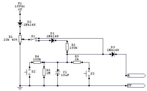 model railway controller circuit diagram