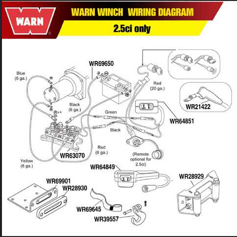 warn winch wiring diagram solenoid