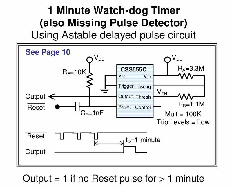 watchdog timer circuit diagram