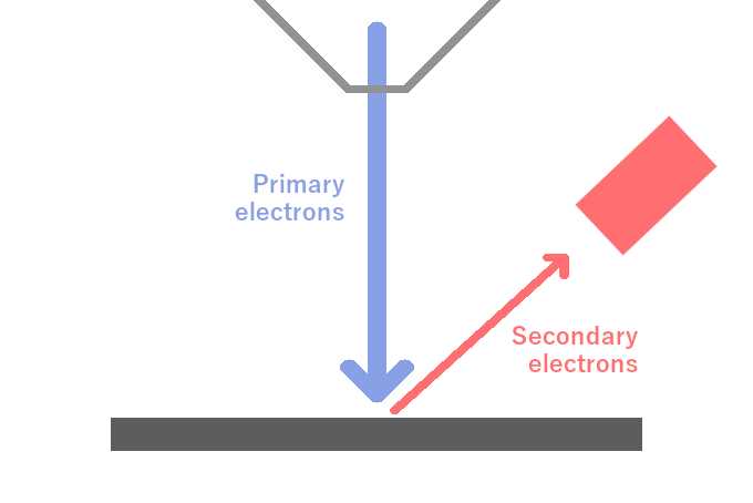 schematic diagram of scanning electron microscope sem