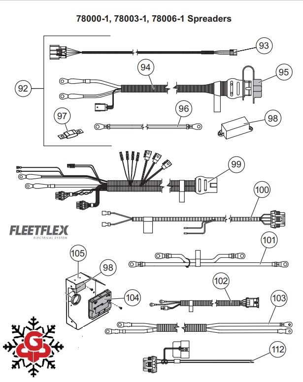 western 1000 salt spreader wiring diagram