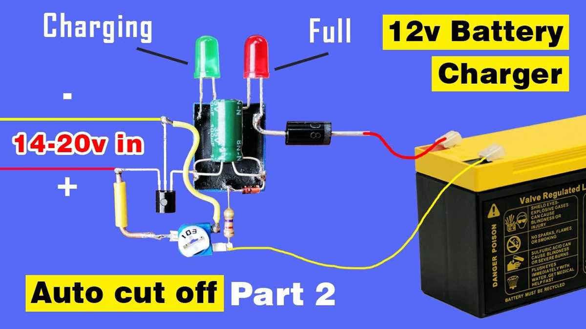 12v 150ah battery charger circuit diagram