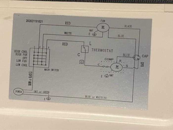 window air conditioner wiring diagram schematic