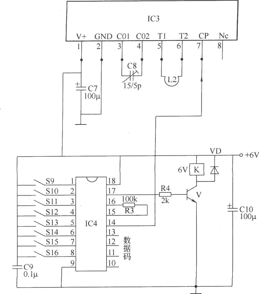 wireless switch circuit diagram