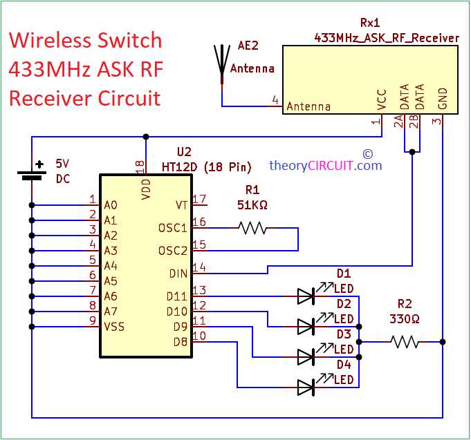 wireless switch circuit diagram