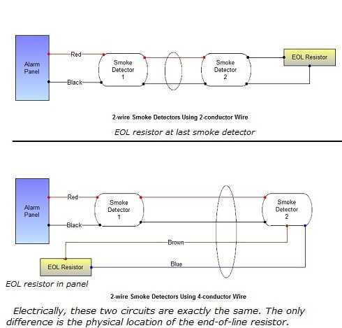 wiring a smoke detector diagram