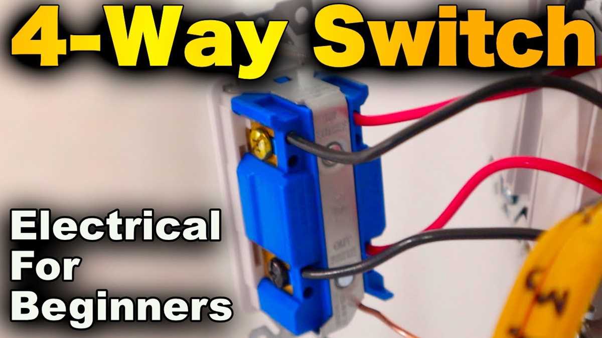 wiring diagram for a 4 way light switch