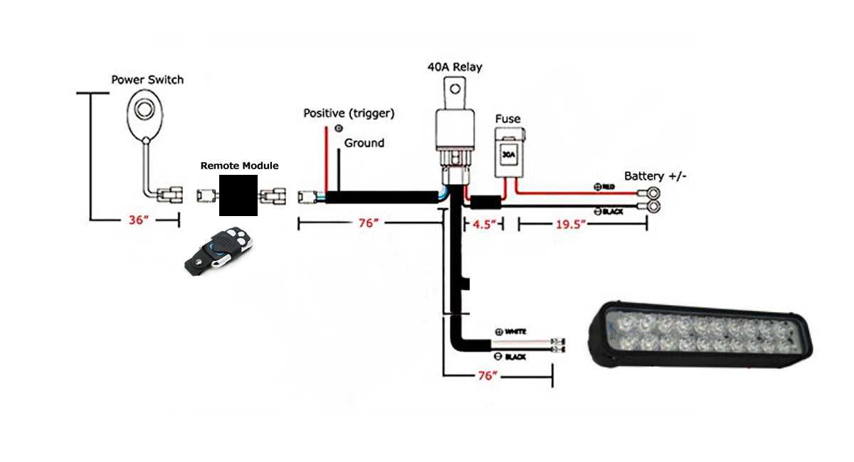 wiring diagram for a light bar
