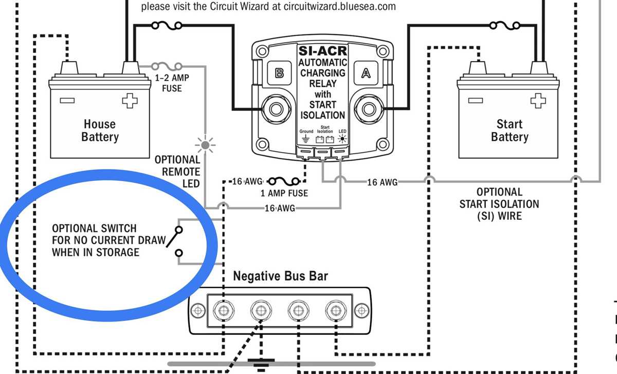 wiring diagram for boat battery switch