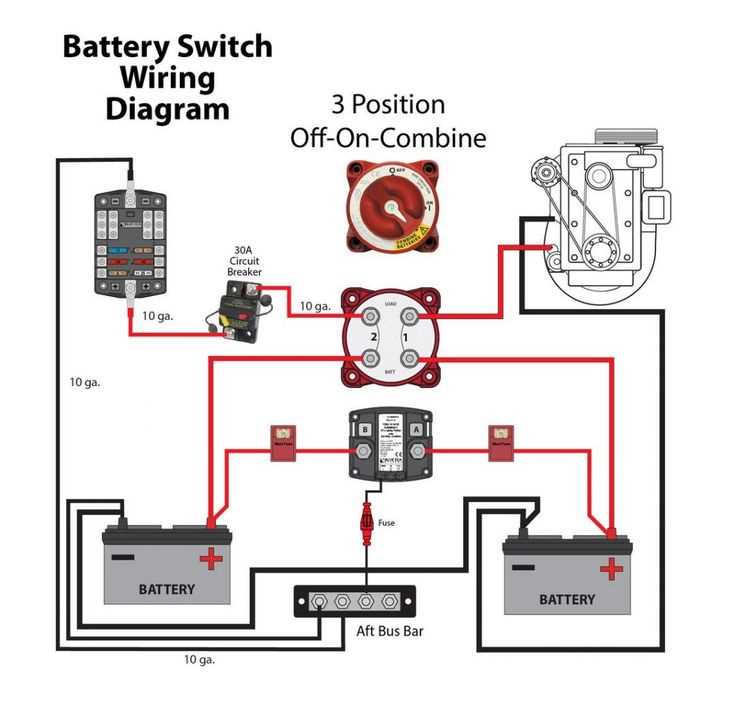wiring diagram for boat battery switch