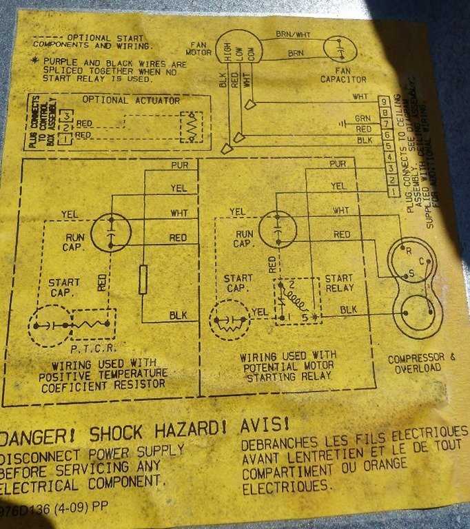 wiring diagram for coleman rv air conditioner