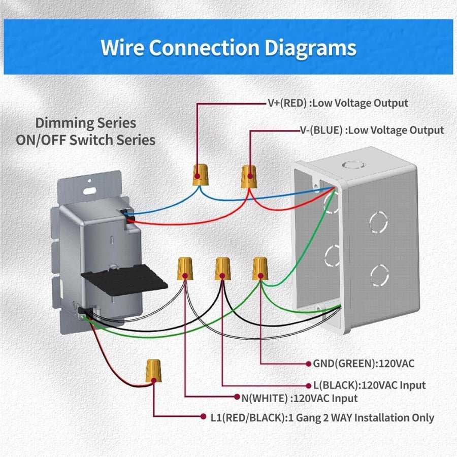 wiring diagram for dimmer switch