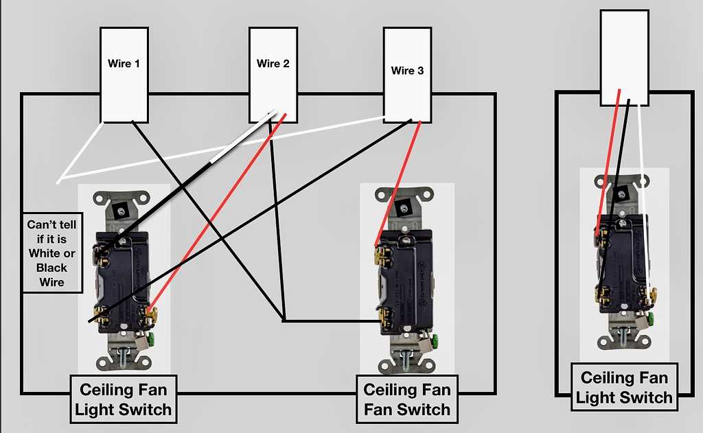 wiring diagram for fan and light