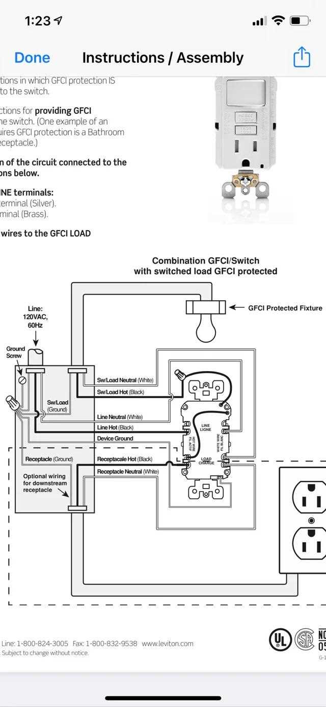 wiring gfci outlet diagram
