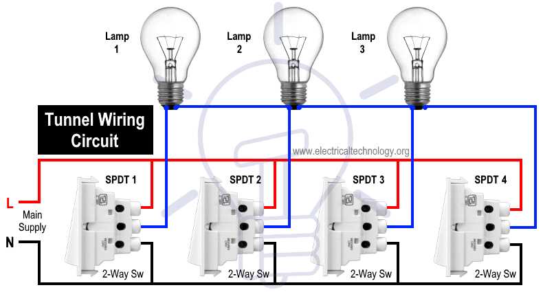 wiring light circuit diagram