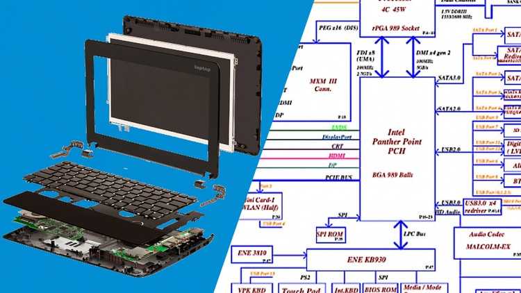 hp laptop circuit diagram