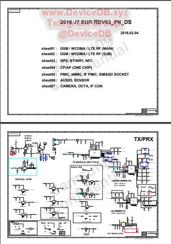 samsung j7 max schematic diagram