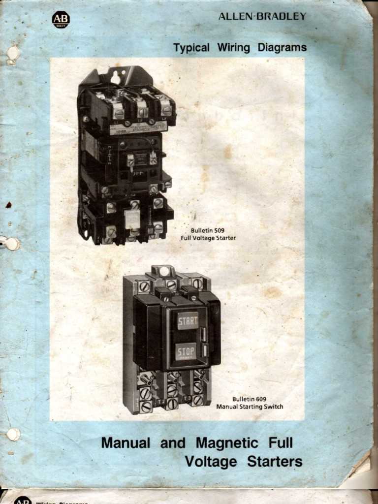 allen bradley motor starter wiring diagram