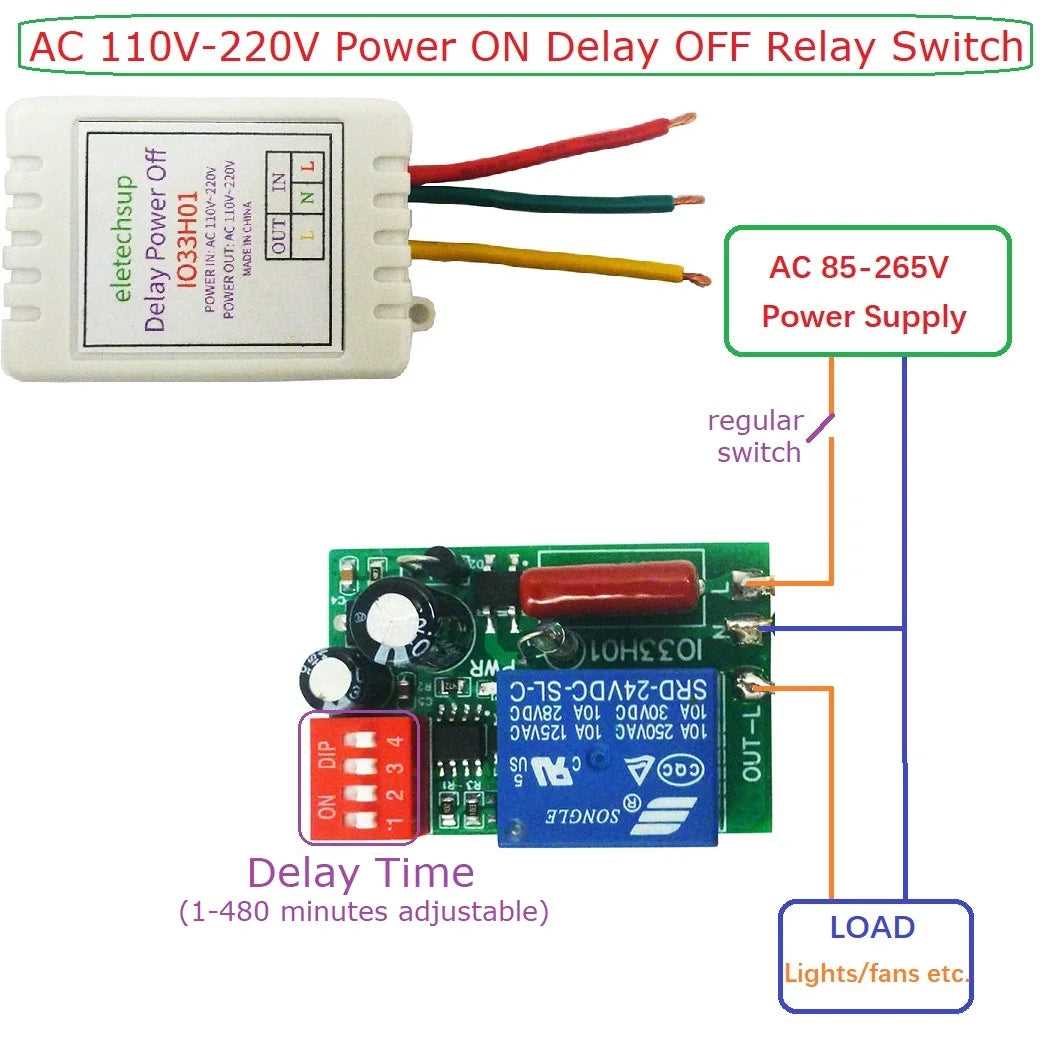 power off delay timer circuit diagram power off delay timer circuit diagram