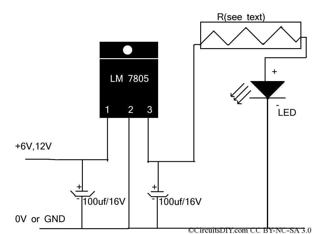 schematic diagram of led