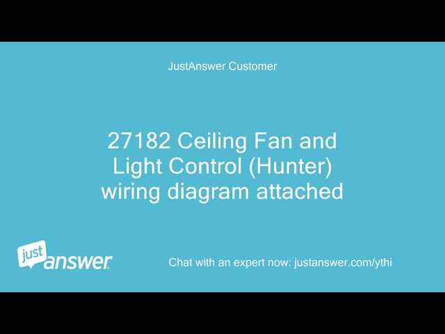 hunter 27182 wiring diagram