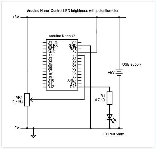 draw circuit diagram arduino